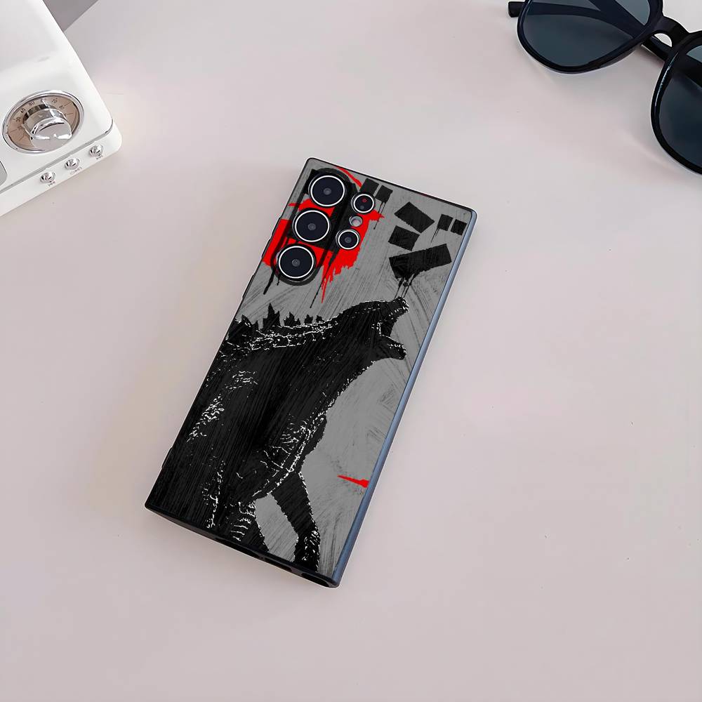 Cool G-GodzillaS Monsters Phone Case For Samsung Galaxy S25 S24 S22 S23 Ultra S21 S20 Plus Frosted Non-Slip Full Cover Soft Case