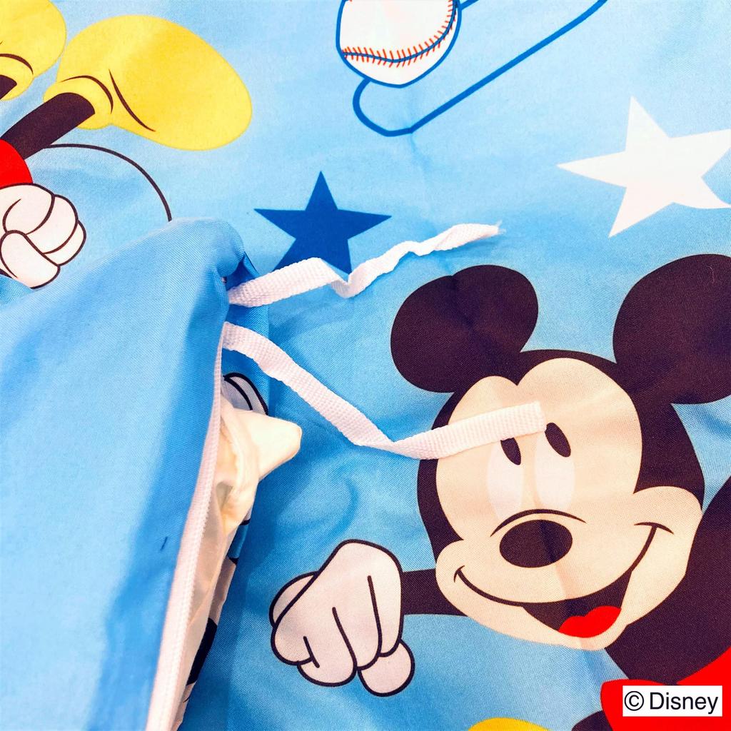 MORIPiLO Disney Single Duvet Cover Mouse Junior Cute Disney by Morishita Makura (Mickey Sports) Size, Blue, 130x180cm, Characters,