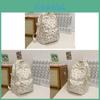 Style Floral Backpack For Girls Nylon School Bag With 14in Laptop Storage