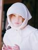 Poejidam Flowy Scarf Cap In Cream