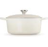 Cast Iron Roaster Le Creuset Signature Round 26 Cm Meringue 5.3 L (21177267164430)