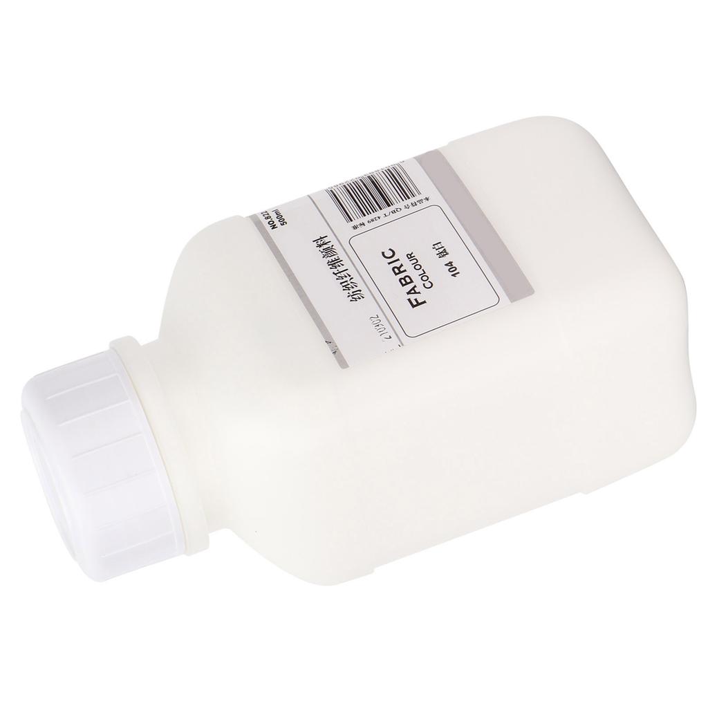 Textilní pigmenty 500ml Barva na látku pro malování na zeď, boty, trička, ruční výroba DIY(Bílá 104)