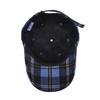 CONCEPTUAL Wool Check Ball Cap Blue