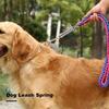 Hundeleine Stoßdämpfende Federschnalle Robuste Stahlzelt-Federschnalle Selbsteinstellender Spanner mit Federhakenstruktur