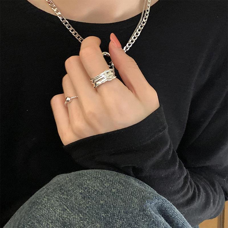 Smiley Face Contemporary Open Adjustable Ring For Women Fashionable Copper Jewelry
