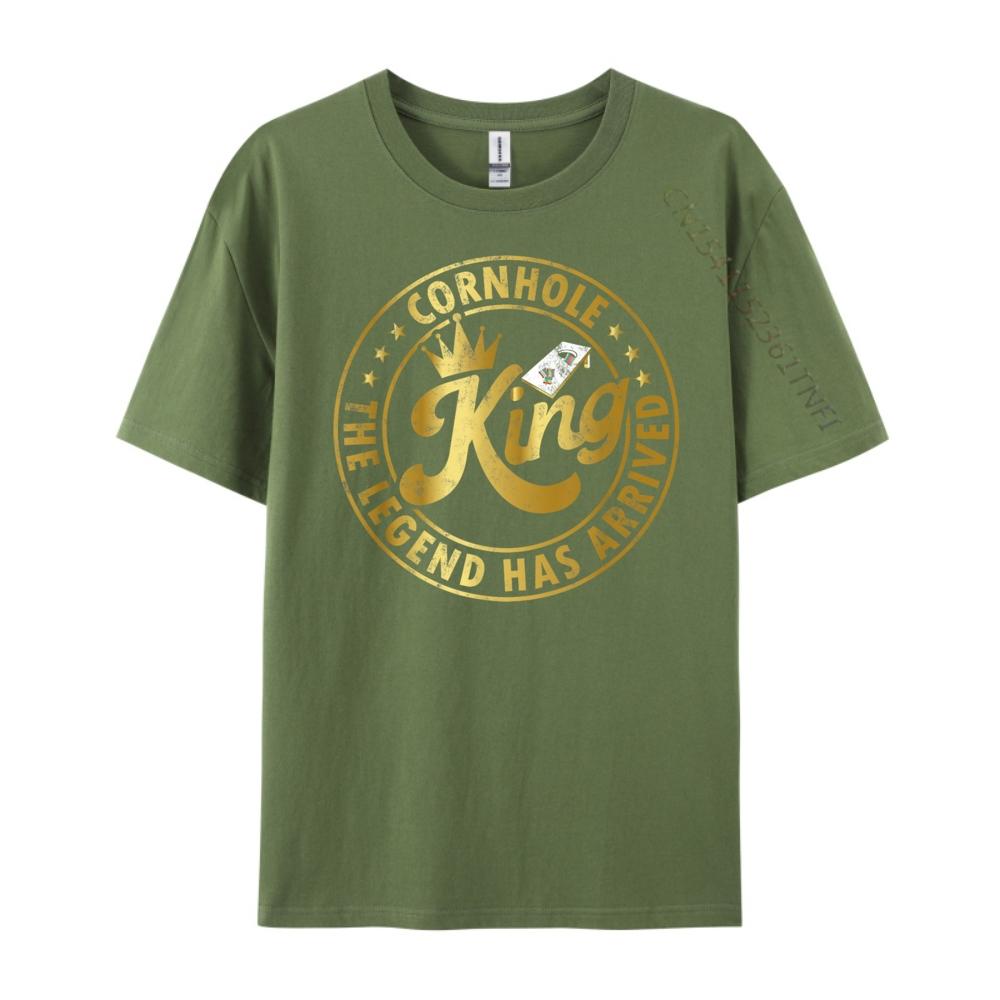 Cornhole King The Legend Has Arrived Cornhole Play Luxury T Shirt Vintage T Shirts Funny