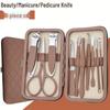 42-Piece Manicure Set: Stainless Steel Nail Clippers, Cuticle Nippers, Eyebrow Razor, Ear Pick, Foot Scraper.