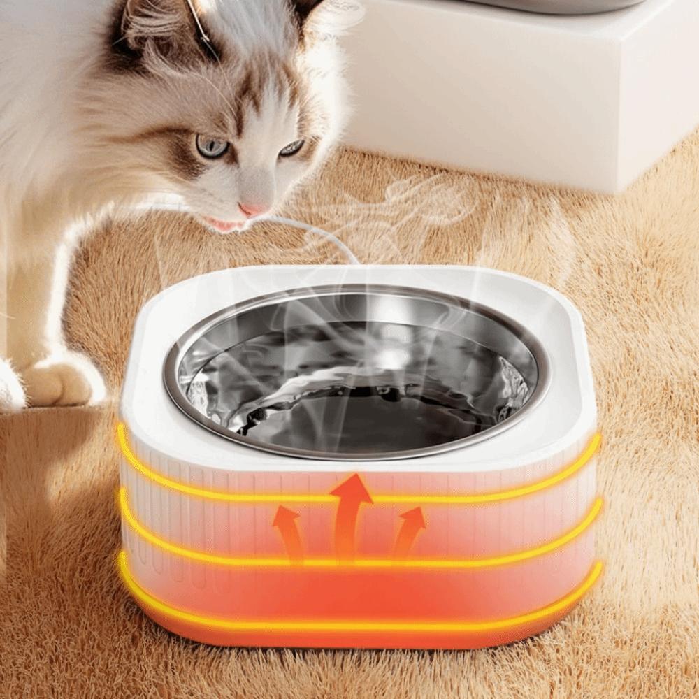 Intelligent Pet Heating Bowl Automatic Constant Cat Water Dispenser Detachable Energy Saving Pet Water Warmer Autumn Winter