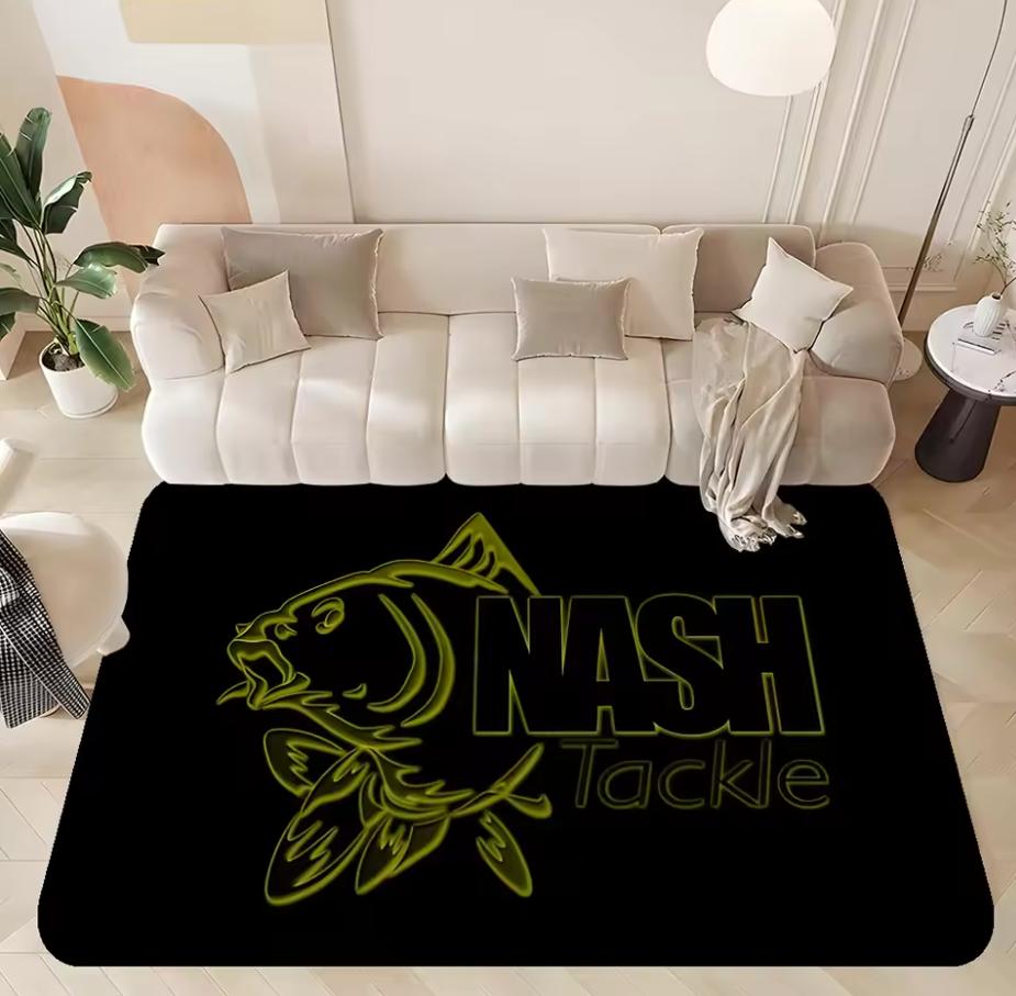 Nash Fishing Carpet Bedside Floor Mat Anti-slip Bedside Area Rugs for Living Room Decor Mat Gift for Friend