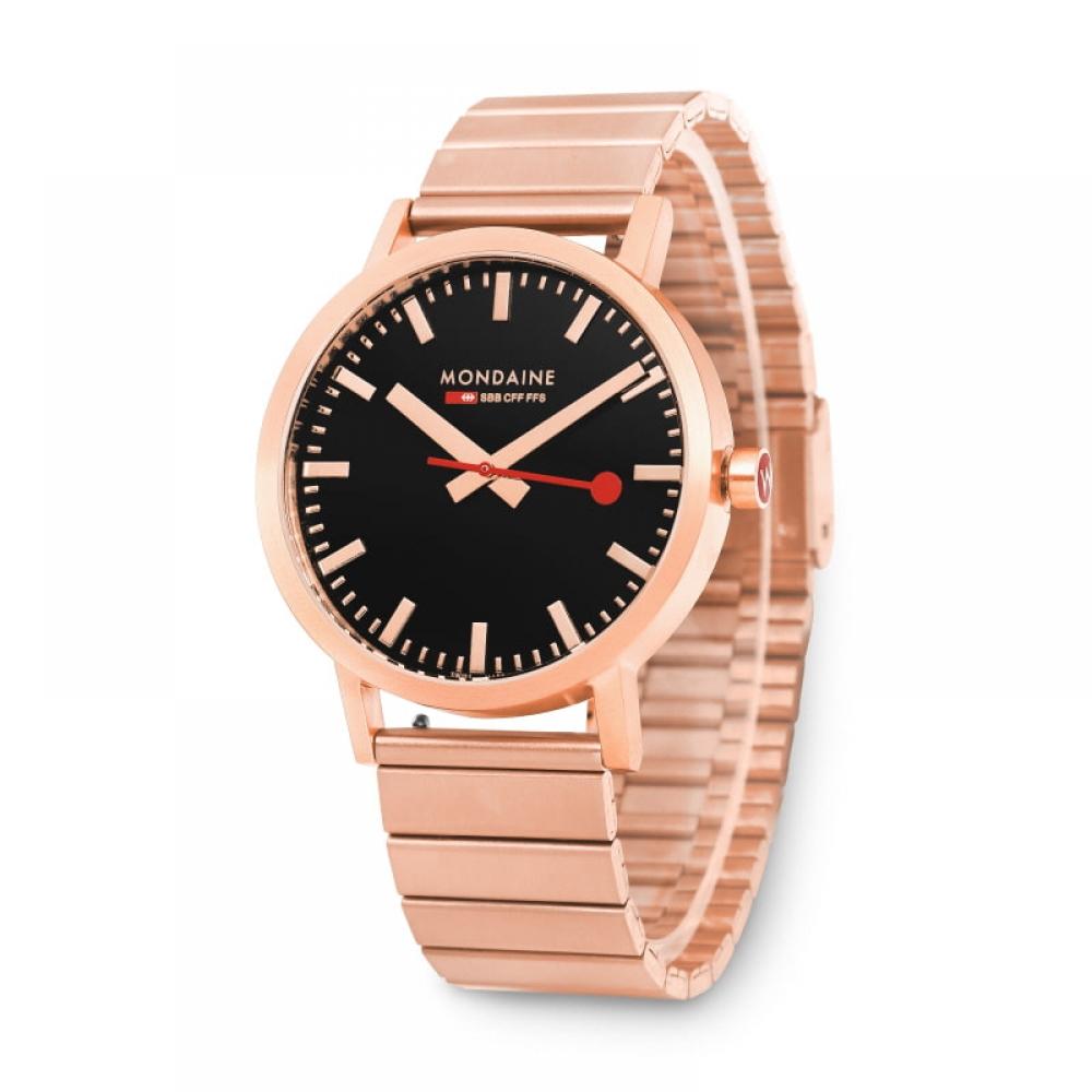 Mondaine A660.30360.16sbr Klassische Herren-Metalluhr