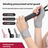 Tennis Wrap Pressurized Strap Wrist Guard Velcro Free Adjustment Finger Cover Fixed Breathable Multi-color Wrist Guard