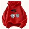 Girls' Stylish Cherry Children's Hoodie Sweatshirt Cute Harajuku Hoody for Boys Girls Autumn Spring Casual Hoodies