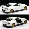 Alloy White Simulation Racing Car Model Children Toy For Display Play And
