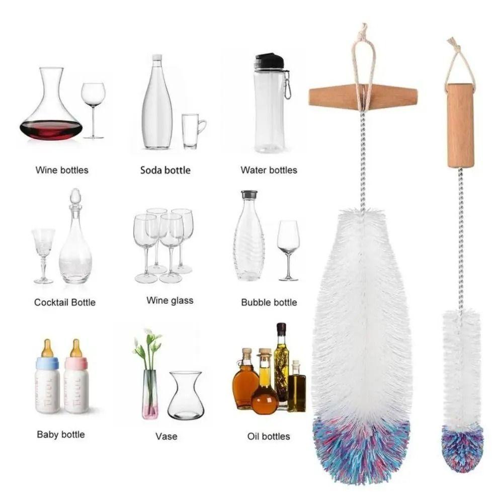 Kitchen Cleaning Tool Soda Stream Bottle Brush Drink Wineglass Bottle Cup Cleaning Brush  Home