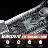 Gear Shift Panel Cover Trim Compatible with Toyota Grand Highlander 2024 2025 2026,ABS Carbon Fiber Pattern Central Control Gear Panel Trim Cover