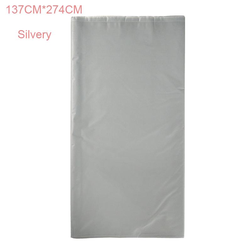 Plastic Disposable Solid Color Party Tablecloth Birthday Party Wedding Tablecloth Rectangle Desk Cloth Decorates Environmentally