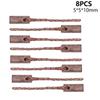 8 Stück/Los 5x5x10mm Graphit-Kupfer-Motor Kohlebürsten für Bosch Winkelschleifer Elektrohammer Elektrisches Rotationswerkzeug