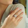 2Ct   Silve Gorgeous Shiny Zircon Stone Ring For Women Engagement Wedding Luxury High Quality Fine Jewelry