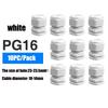 10pc Waterproof Cable Seal Set Plastic Connector IP68 Cable Secure Nylon Connector