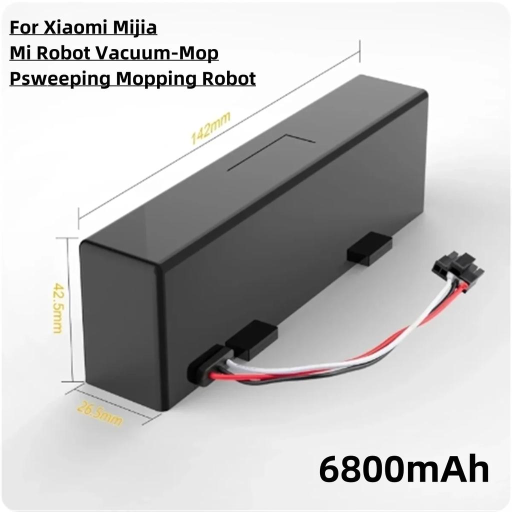 Li-ion zametací baterie pro Xiaomi Mijia Mi Robot Vacuum-Mop P, zametací a čisticí robot, 18650 4S1P 14,8V 12800mAh STYTJ02YM