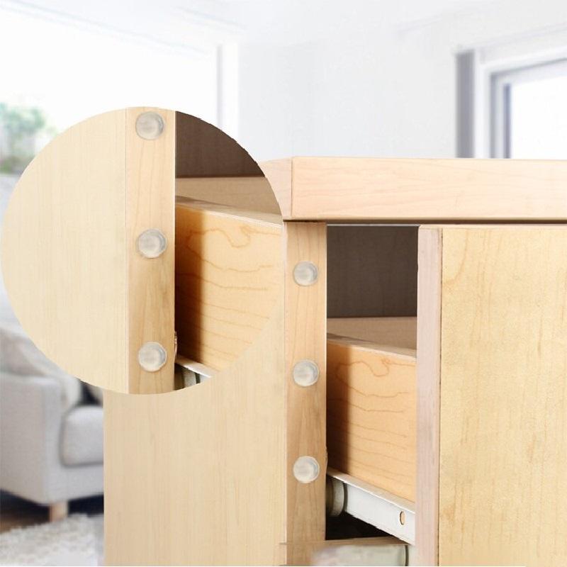 100pcs Transparent Self Adhesive Round Feet Bumpers Silicone Rubber Bumpers Soft Anti Slip Shock Absorber Feet Pads Damper