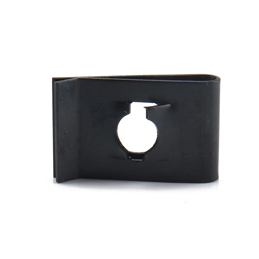 120 X U-Shaped Car Reed Nut Clip Nut No.14 Black For Interior Decorative Plate