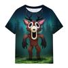 Game 99 Nights In The Forest 3D Print Kids T-shirt Boy Girl Short Sleeve Tops Summer Casual Tees Children Clothing Anime T Shirt