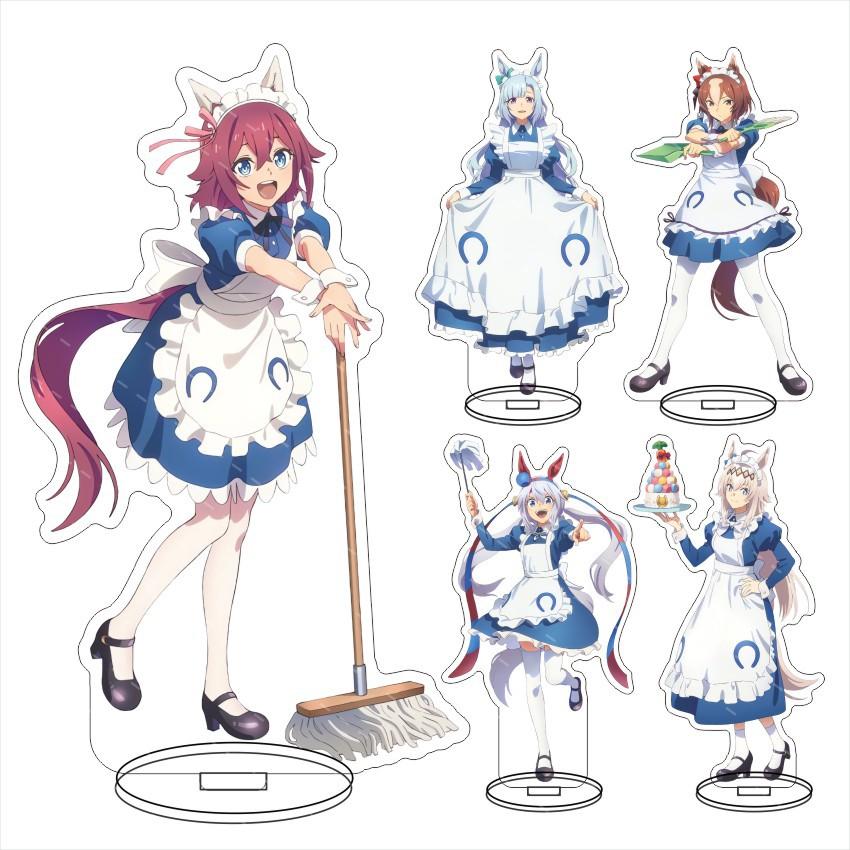 Uma Musume: Cinderella Gray 15CM Acrylic Standee - Perfect Desk Decor & Collection Display for Anime Fans, Ideal Gift
