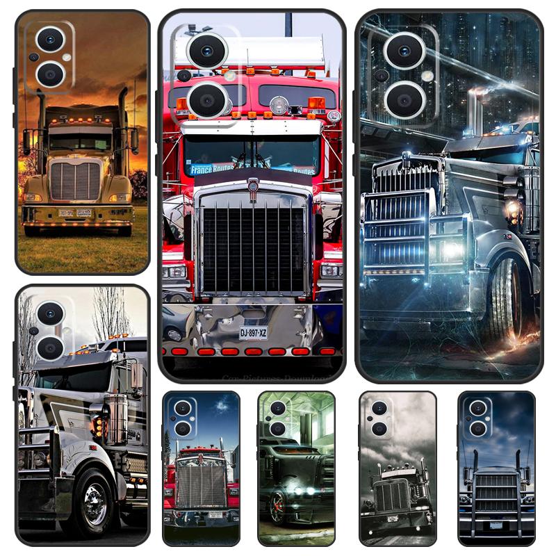 Cool Heavy Truck Car Case For OPPO Reno 7 8 10 Pro 8T 2Z 4Z 5Z 6 Lite OPPO Find X6 Pro X2 X5 Lite X3 Neo Cover