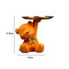 Geometric Bear Resin Storage Box - Decorative Desktop Organizer for Candy, Crafts & Office Supplies, Coffee Shop Home Decor