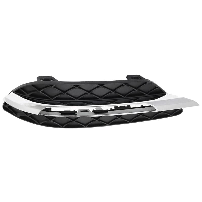 2 Piece DRL Fog Light Cover Trim Black For 2012-2014 C250 C300 C350 Luxury
