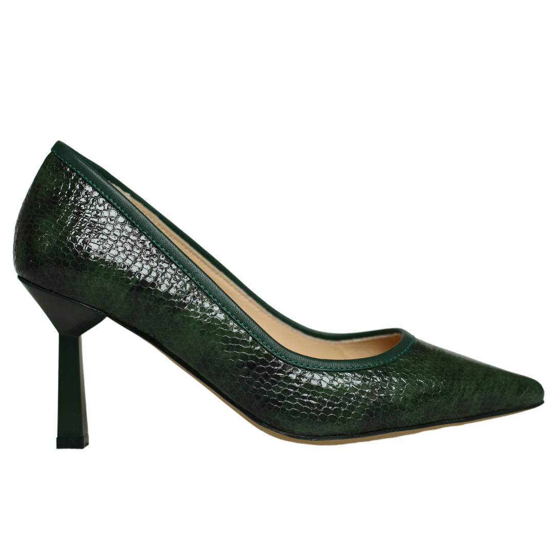 

Женская обувь из натуральной кожи на высоком каблуке особого дизайна 35