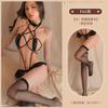 Purple sexy lingerie one-piece teasing pure desire seduction female passion lace hanging neck tight three-point style