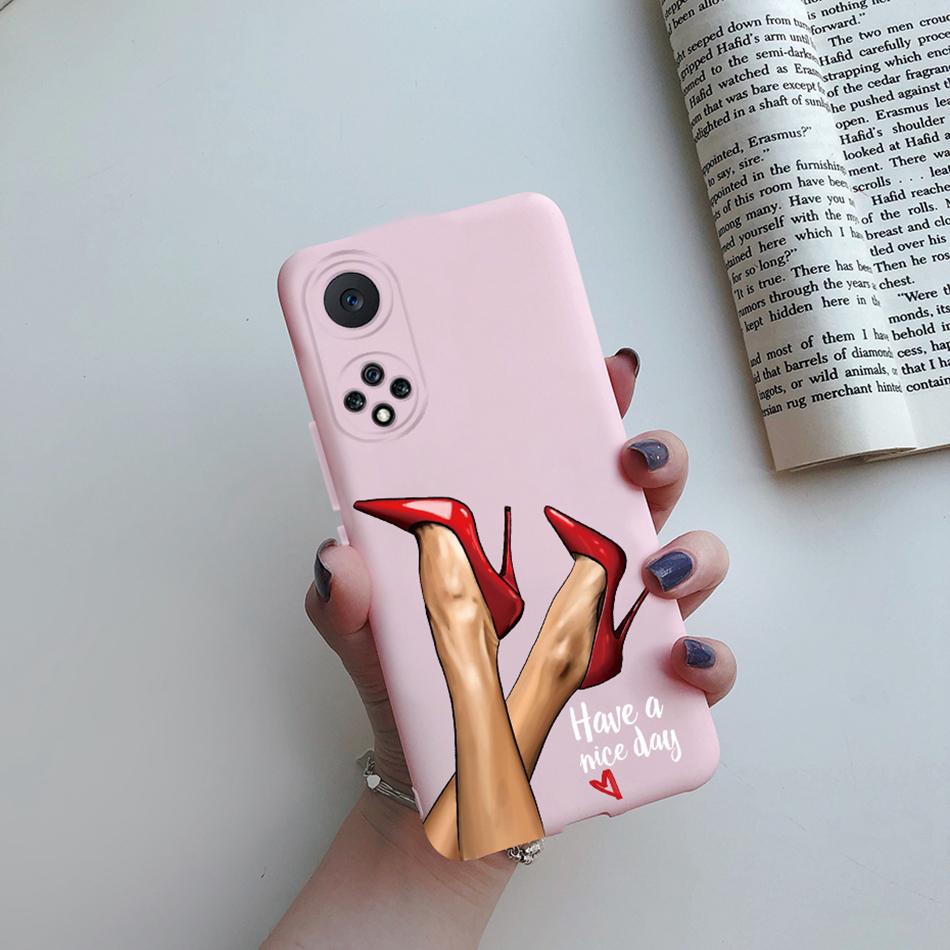 For Honor 50 Case For Huawei Honor 50 Nova 9 SE Cover Coque Super Mom Baby Fashion Girls Silicone Phone Bumper for Honor 50 Case