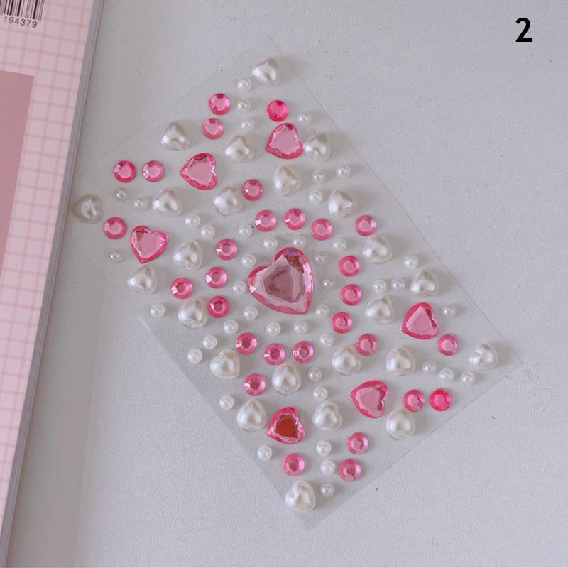 Y2K Wings Strawberry Glitter Musical Note Bubble Sticker Korean Journal Sticker Stationery Phone Case Stickers For Scrapbooking