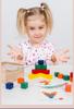 Wooden 3D Puzzle Cube: Children's Educational Space Blocks for Math and Building Fun