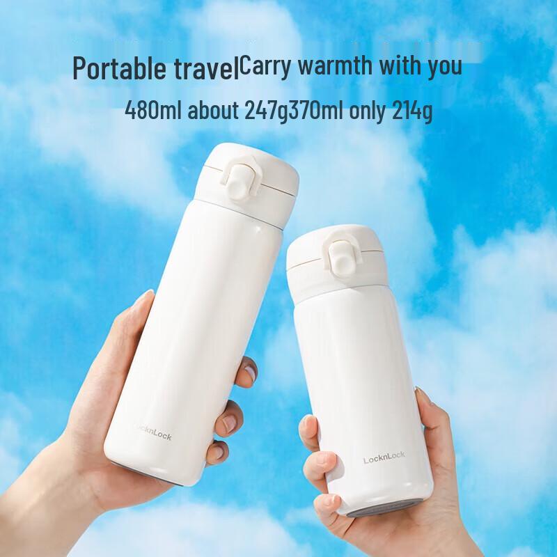 Lock&Lock 316L Stainless Steel Flip-Lid Thermos Mug