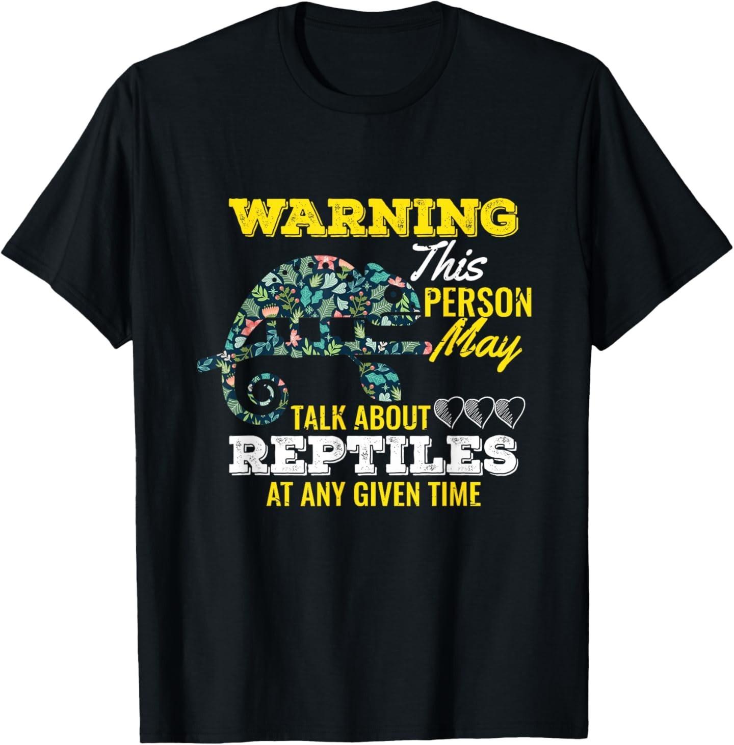 

Funny Gift Idea for Reptile Lover Cute Trendy T-Shirt Mens Womens Tees Top 2XL