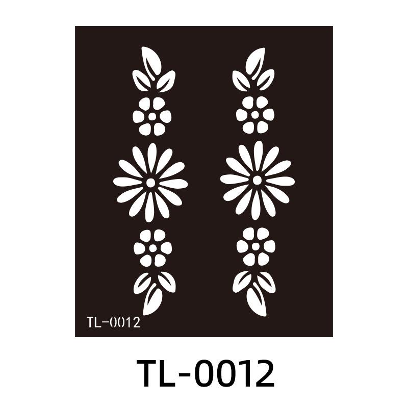 Beauty Sticker Hollow Tattoo Sticker Juice Inkjet Tattoo Template Diy