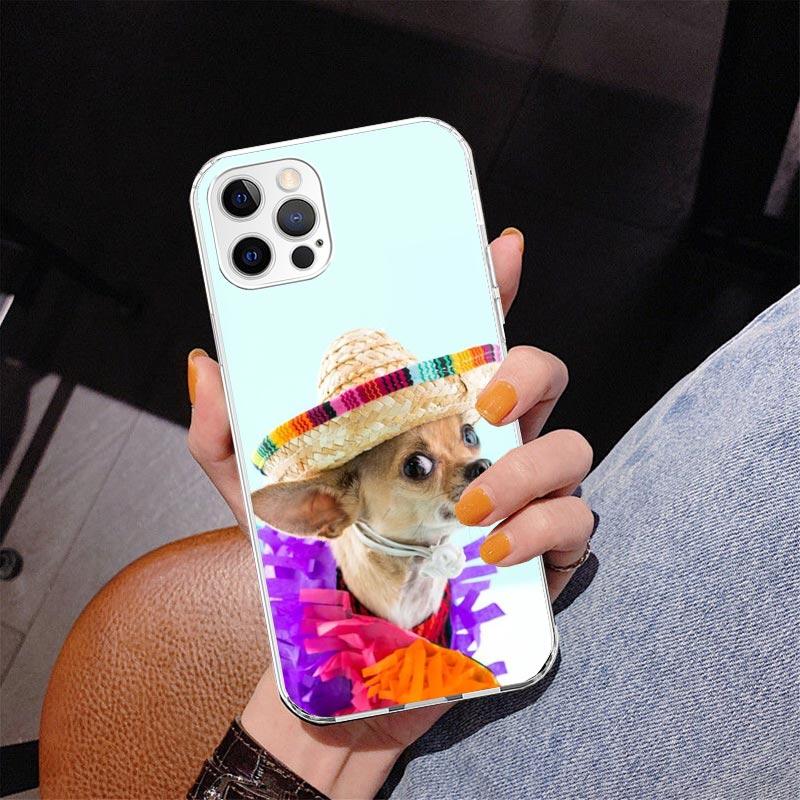 Chihuahua Puppy Teacup Dogs Phnoe Case for Iphone 17 Air 16 11 12 13 Mini 14 Plus 15 Pro Max 7 8E SE 2020 16ProMax Phone Cover C