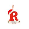 Wooden Eyecatching Customizable Letter Christmas Ornament For Festive Car Decor