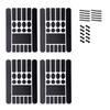 Felimoa Bicycle Frame Wire and Clips Set Protectors, Protectors, - 24-Piece