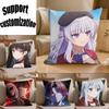 Anime Classroom of the Elite Th Square Sofa Pillow Cover Solid Color Living Room Home Decor Cushion Case