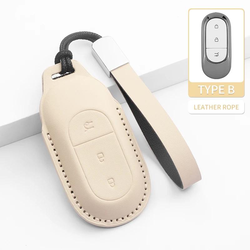 PU Leather Car Remote Key Case Cover Shell For Leapmotor t03 s01 c11 for  Leapmotor C01 T03 S01 C11 Leap Motor Keyless Fob