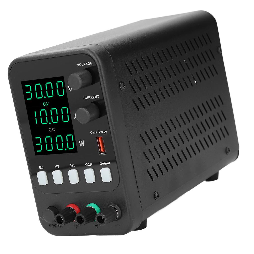 DC-Netzteil Variabel 300W 0? 0?10A 4-stellige LED-Anzeige Einstellbares Tisch-Netzteil mit