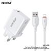 Wekome Thor 12W Fast Charger for Apple & Huawei Phones, 5V/2.4A Compatibility