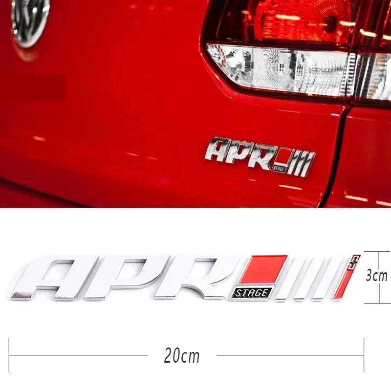 3D ABS Logo APR Emblem Letters Car Trunk Badge Decal Sticker Accessories