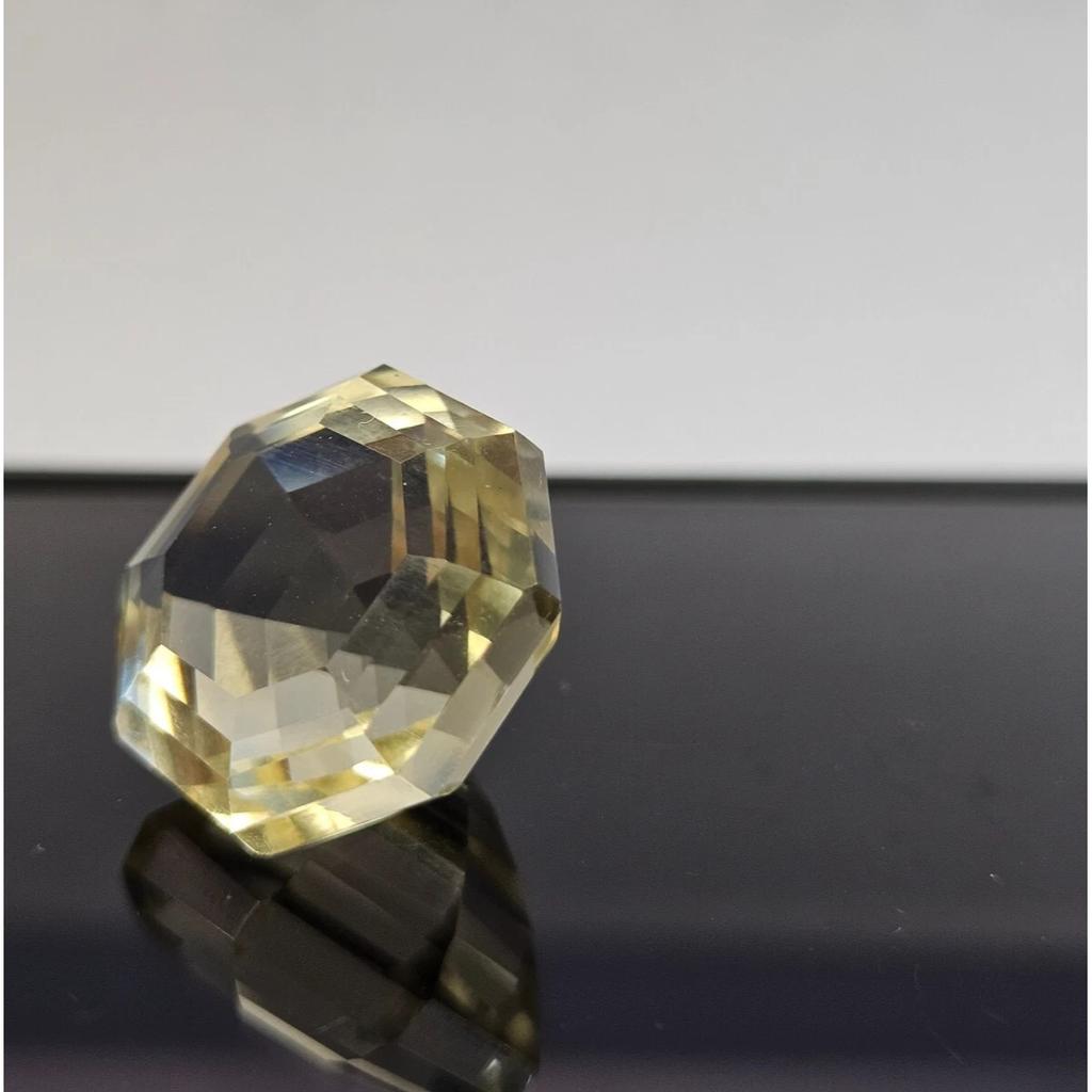 Natural Yellow Sapphire Hexagon Cut 22+ Ct Stunning Certified Loose Gemstone