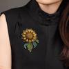Vintage Sunflower Brooch Fashion Personality Sunflower Flower Clothing Blazer Corsage Plant Brooch