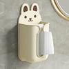 Cartoon Tissue Box Wall Mounted Napkin Paper Rack Towel Napkin Container Bathroom Adhesive Paper Dispenser Organizer